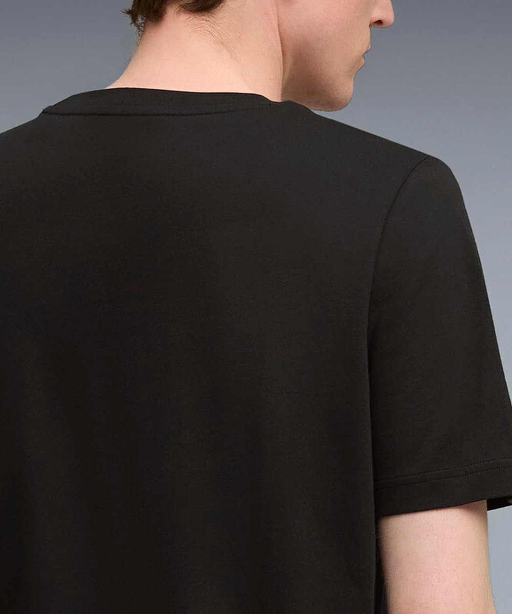 Puma Men's Polyester Solid Regular Fit T-Shirt (527894_Black Large - Image 2