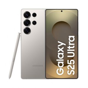 Samsung Galaxy S25 Ultra 5G AI Smartphone (Titanium Whitesilver, 12GB RAM, 512GB Storage), 200MP Camera, S Pen Included, Long Battery Life
